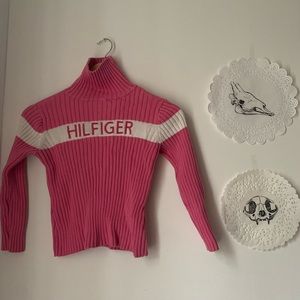 Vintage Tommy Hilfiger Mock Neck Crop Top